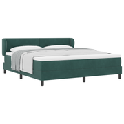 Boxspringbed met matras 180x200 cm donkergroen fluweel
