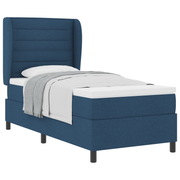 Boxspring bed 80x200 cm blauw stof