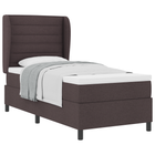 Boxspringbed met matras 90x200 cm donkerbruin