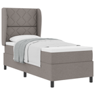 Boxspringbed 80x200 cm taupe met matras