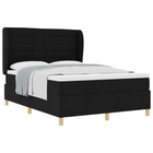 Boxspringbed met matras 140x200 cm zwart