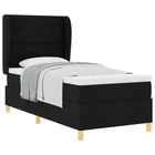 Boxspringbed met matras 90x200 cm zwart