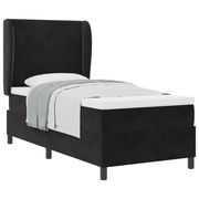 Boxspringbed met matras 90x200 cm zwart