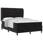 Boxspringbed met matras 140x200 cm zwart