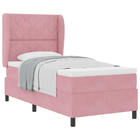 Boxspringbed 90x200 cm roze