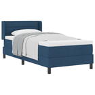 Boxspringbed met matras 90x200 cm blauw