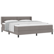 Boxspringbed 180x200 cm taupe met matras