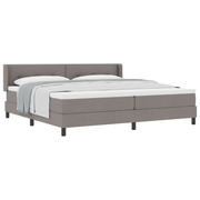 Boxspringbed met matras 200x200 cm taupe
