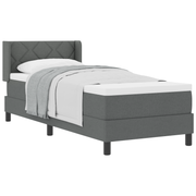Boxspringbed met matras 200x80 cm donkergrijs