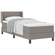Boxspringbed met matras 200x80 cm taupe
