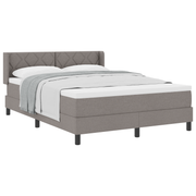 Boxspringbed met matras 160x200 cm taupe