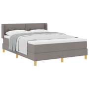 Boxspringbed met matras 140x200 cm taupe