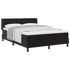 Boxspringbed met matras 140x190 cm zwart