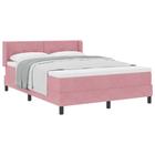 Boxspringbed met matras 160x200 cm roze