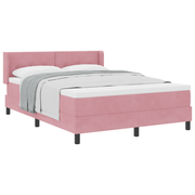 Boxspringbed met matras 160x200 cm roze