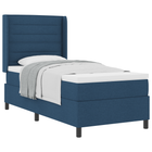Boxspringbed 90x190 cm blauw met matras