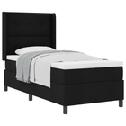 Boxspringbed 80x200 cm zwart stof