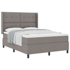 Boxspringbed 160x200 cm taupe stof