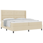 Boxspring bed 200x200 cm crème
