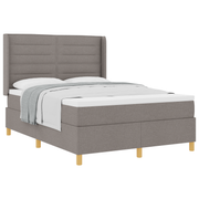 Boxspringbed 140x200 cm taupe met matras
