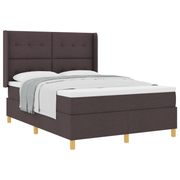 Boxspringbed met matras 140x200 cm donkerbruin