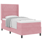 Boxspringbed 90x190 cm roze fluweel