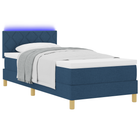 Boxspringbed met matras 90x200 cm blauw