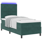 Boxspringbed met matras 90x200 cm donkergroen