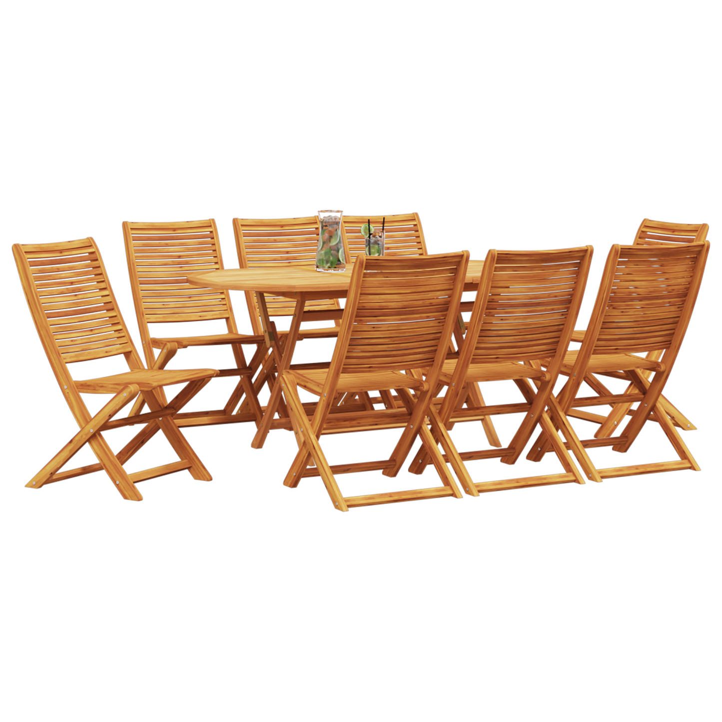 9-delige Tuinset van Massief Acaciahout