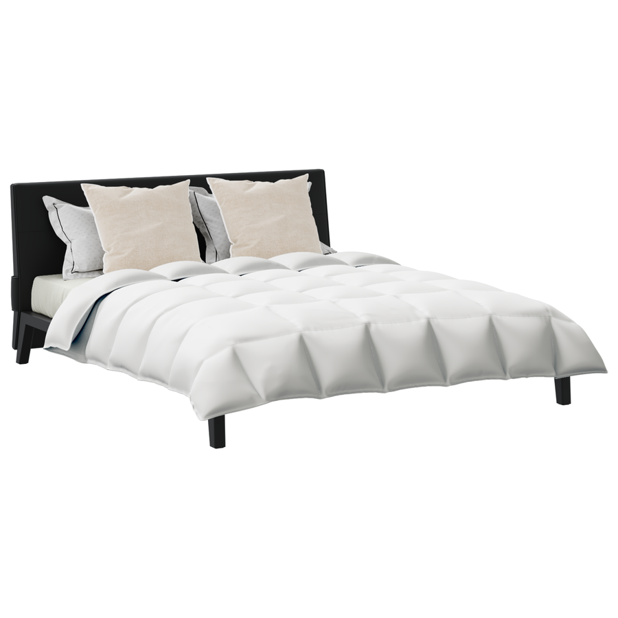 Dekbed Anders met kussen 3 pcs Wit 200 x 220 cm Dons