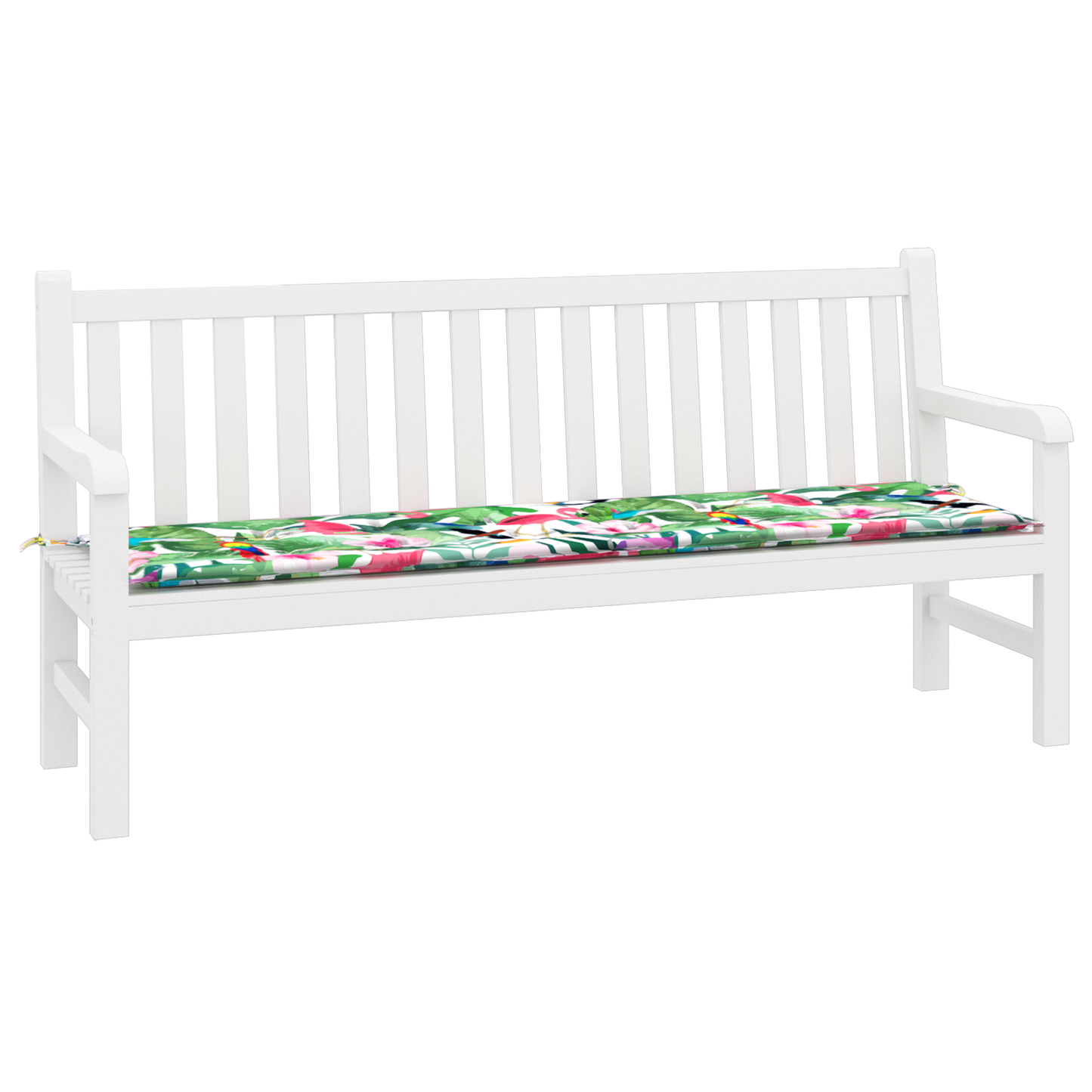 Tuinbankkussen 180x50x4 cm oxford stof meerkleurig