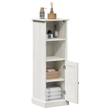 Badkamer Kast Wit 37 x 34 x 110 cm Massief grenenhout