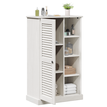 Badkamer Kast Wit 68 x 34 x 110 cm Massief grenenhout