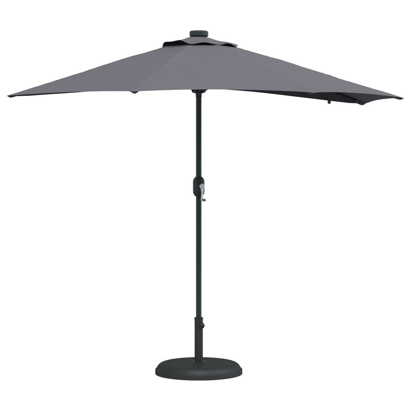 Tuinparasol Antraciet 294 x 150 x 223 cm Stof