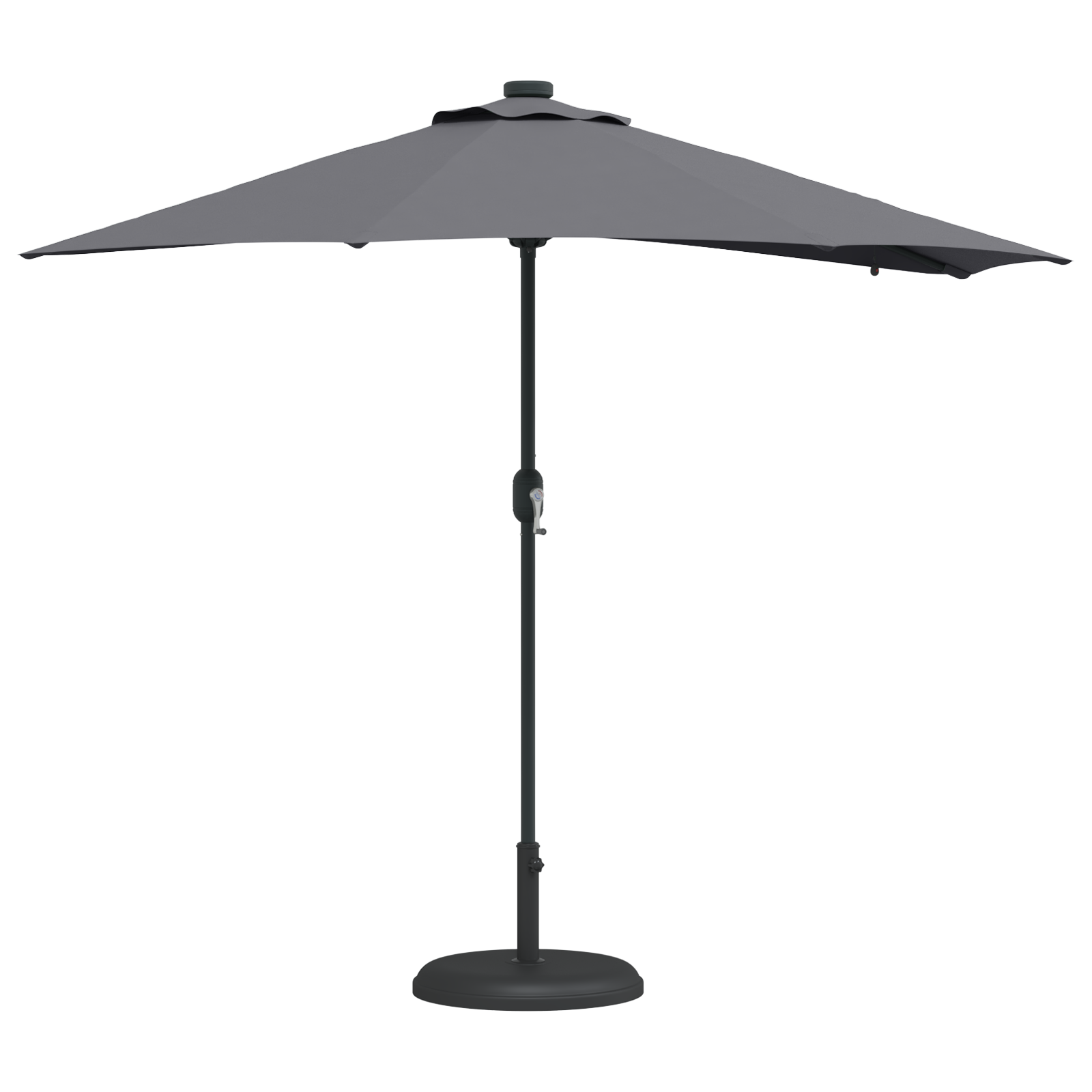 Tuinparasol Antraciet 294 x 150 x 223 cm Stof