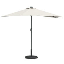Tuinparasol Half met Aluminium Paal Zand 294 cm