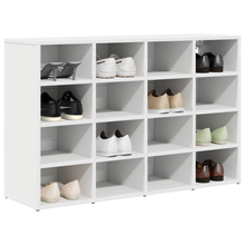 Schoenenkast met plank met opslag Wit 52.5 x 30 x 50 cm Bewerkt hout