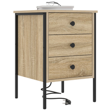 Nachtkastje met lade Sonoma eiken 42 x 41 x 61 cm Bewerkt hout