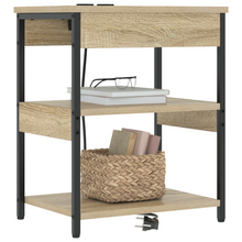 Nachtkastje Sonoma eiken 41 x 31 x 51 cm Bewerkt hout