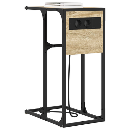 Nachtkastje Sonoma eiken 41.5 x 26 x 60.5 cm Bewerkt hout