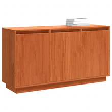 Dressoir met opslag met de deur Bruin 111 x 34 x 60 cm Massief grenenhout