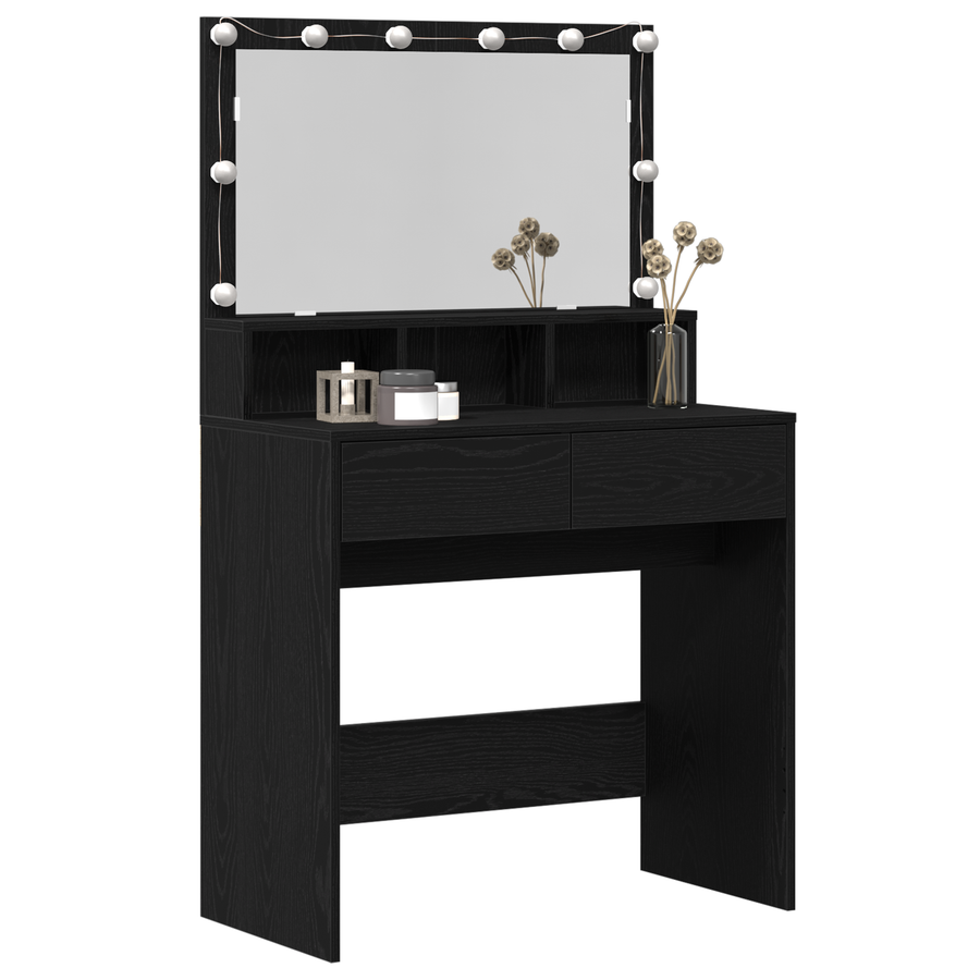 Plafondtafel Zwart eiken Spaanplaat