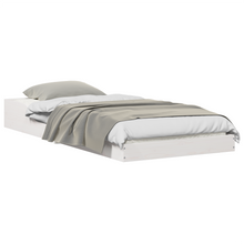 Bedframe Wit 100 x 220 cm Massief grenenhout
