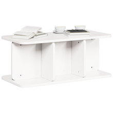 Salontafel Wit 80 x 39.5 x 33.5 cm Massief grenenhout