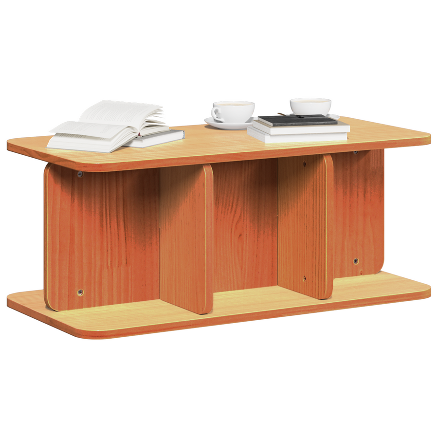 Salontafel Wasbruin 80 x 39.5 x 33.5 cm Massief grenenhout