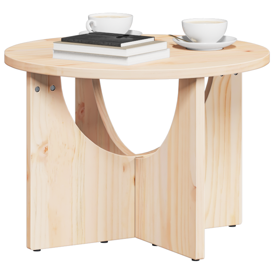 Salontafel Natuurlijk 50 x 50 x 35 cm Massief grenenhout