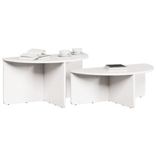 Salontafel 2 pcs Wit 79 x 39.5 x 40 cm Massief grenenhout