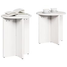 Koffietafel Set 2 pcs Wit 41,5 x 41,5 x 41 cm