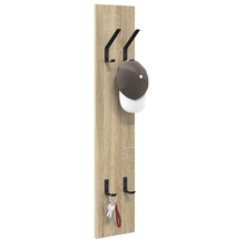 Wandgemonteerde kapstok Sonoma eiken 20 x 1,5 x 100 cm