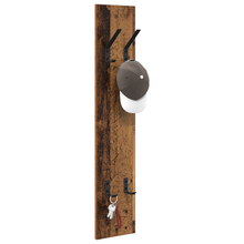 Wandgemonteerde kapstok Oud hout 20 x 1,5 x 100 cm Bewerkt hout